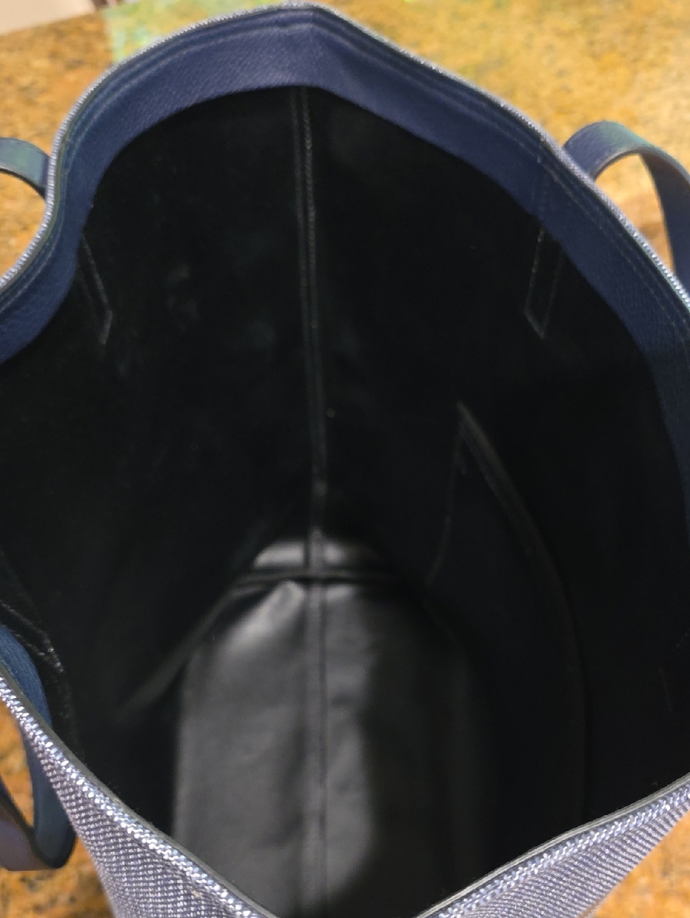Rare Never Carried Marc By Marc Jacobs Denim Unsmiley Tote - Picture 10 of 12